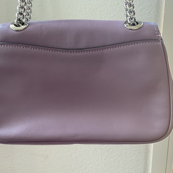 Coach Purple Leather Mini Cassidy Handbag “Like New” - Picture 7 of 16